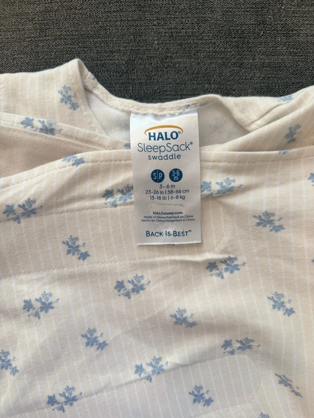 Bundle of 2 HALO Sleepsack Swaddles, 3-Way Adjustable Wearable Blankets -S 3-6M